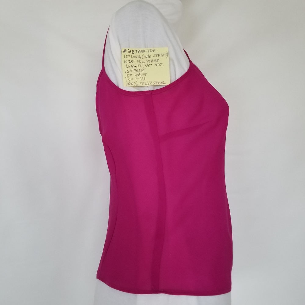 ✅NWT Jones Wear Silk Fuchsia Ruffles Blouse 4 #318 - Picture 10 of 16